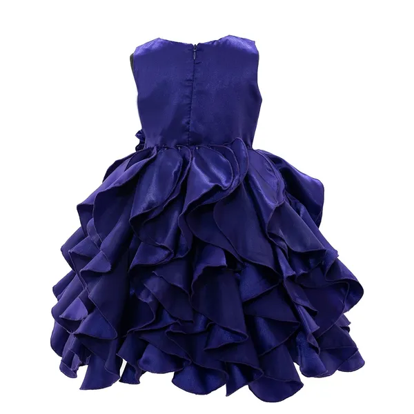 Purple_Solid_Round_Neck_Dress_For_Girls