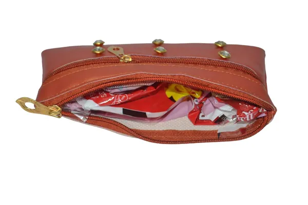 Orange_Premium_Casual_Pu_Wallets_For_Women_&_Girls