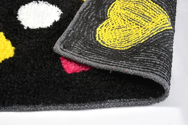 Cotton_Microfiber_Anti_Slip_Bathmat_Quick_Dry_Water_Absorbent_Mat-_40_x_60_cm,_Black