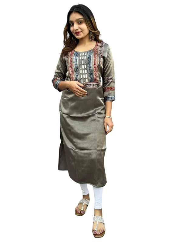 Grey_Premium_Embroiderd_Ethnic_Mashru_Silk_Ajarakh_Mirror_Kurti_For_Women