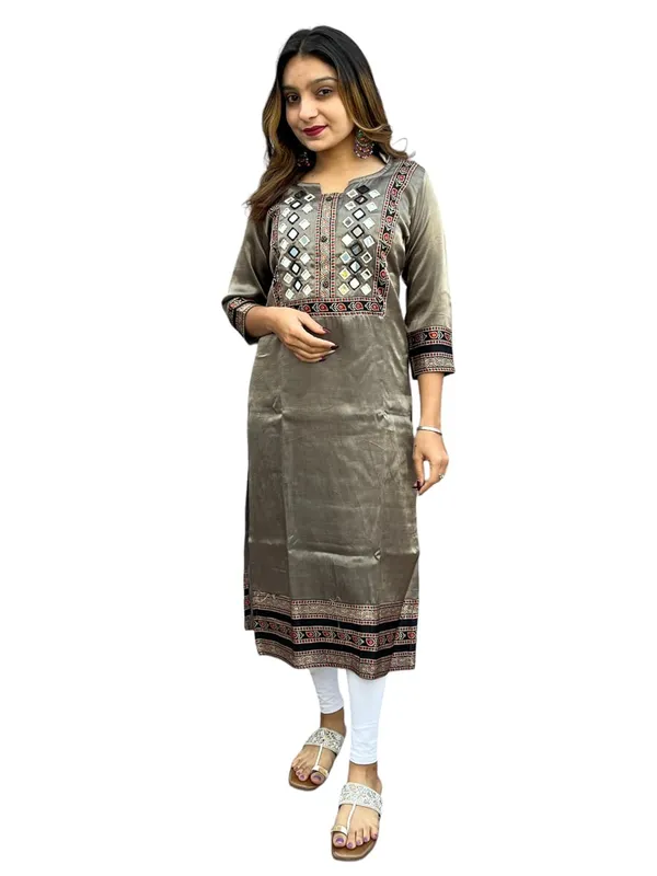 Grey_Premium_Embroiderd_Ethnic_Mashru_Silk_Ajarakh_Mirror_Kurti_Tunic_|_Outdoor_Dress_|_Long_Kurti_For_Women