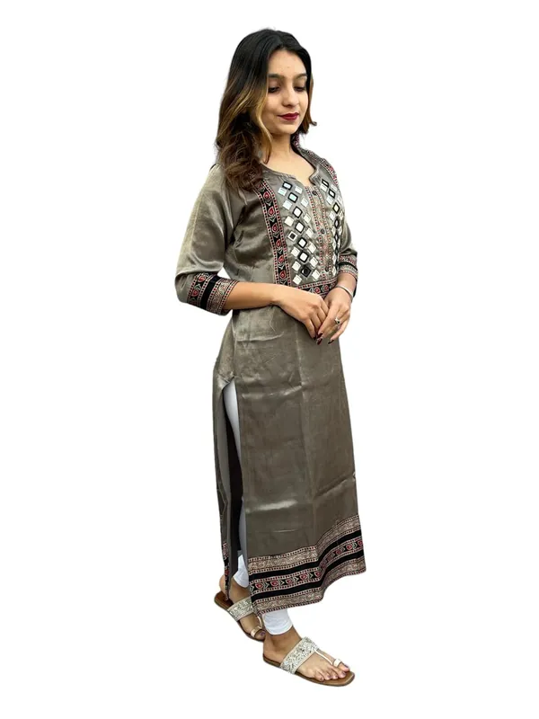 Grey_Premium_Embroiderd_Ethnic_Mashru_Silk_Ajarakh_Mirror_Kurti_Tunic_|_Outdoor_Dress_|_Long_Kurti_For_Women