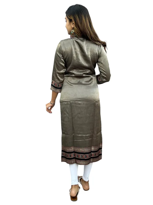 Grey_Premium_Embroiderd_Ethnic_Mashru_Silk_Ajarakh_Mirror_Kurti_Tunic_|_Outdoor_Dress_|_Long_Kurti_For_Women