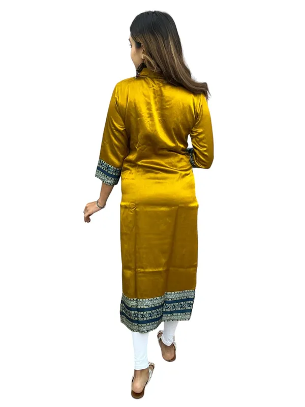 Mustard_Premium_Embroiderd_Ethnic_Mashru_Silk_Ajarakh_Mirror_Kurti_Tunic_|_Outdoor_Dress_|_Long_Kurti_For_Women