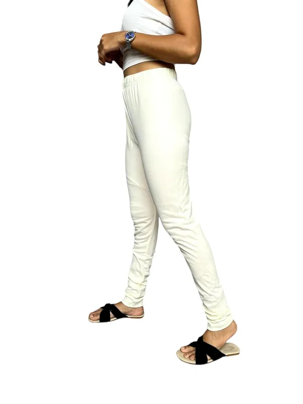 Cream_Premium_Ethnic_Cotton_Leggings_|_Solid_Pants_Yoga_Leggings_For_Women