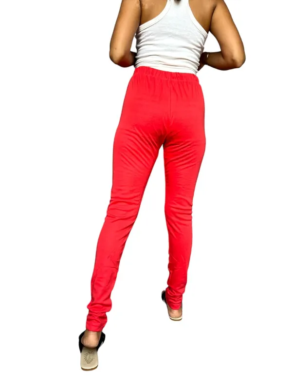Red_Premium_Ethnic_Cotton_Leggings_|_Solid_Pants_Yoga_Leggings_For_Women