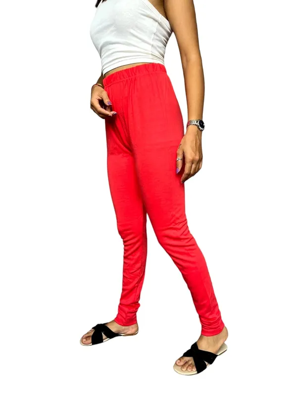 Red_Premium_Ethnic_Cotton_Leggings_|_Solid_Pants_Yoga_Leggings_For_Women