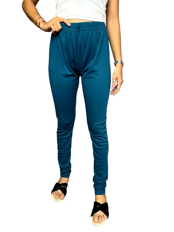 Blue_Premium_Ethnic_Cotton_Leggings_|_Solid_Pants_Yoga_Leggings_For_Women