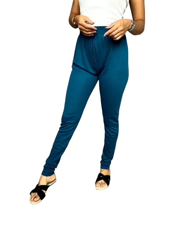 Blue_Premium_Ethnic_Cotton_Leggings_|_Solid_Pants_Yoga_Leggings_For_Women