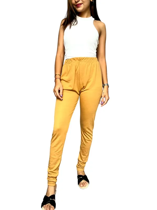 Deep_Yellow_Premium_Ethnic_Cotton_Leggings_|_Solid_Pants_Yoga_Leggings_For_Women