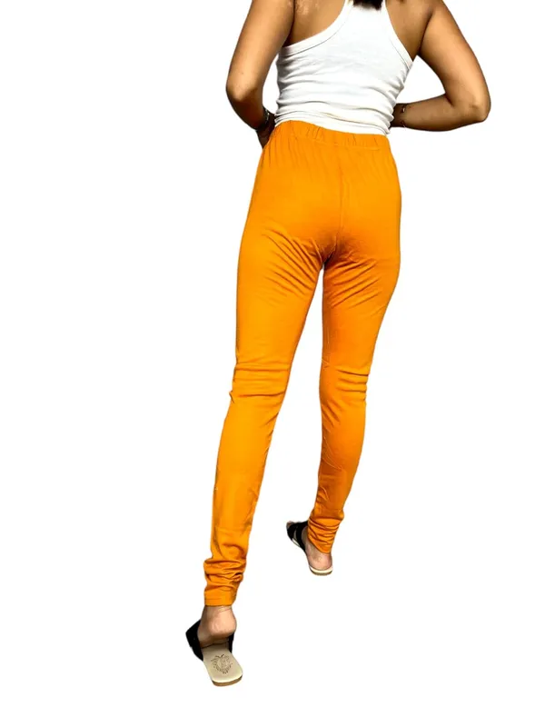 Orange_Premium_Ethnic_Cotton_Leggings_|_Solid_Pants_Yoga_Leggings_For_Women