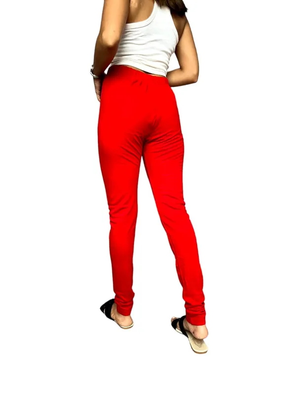 Tamoto_Red_Premium_Ethnic_Cotton_Leggings_|_Solid_Pants_Yoga_Leggings_For_Women
