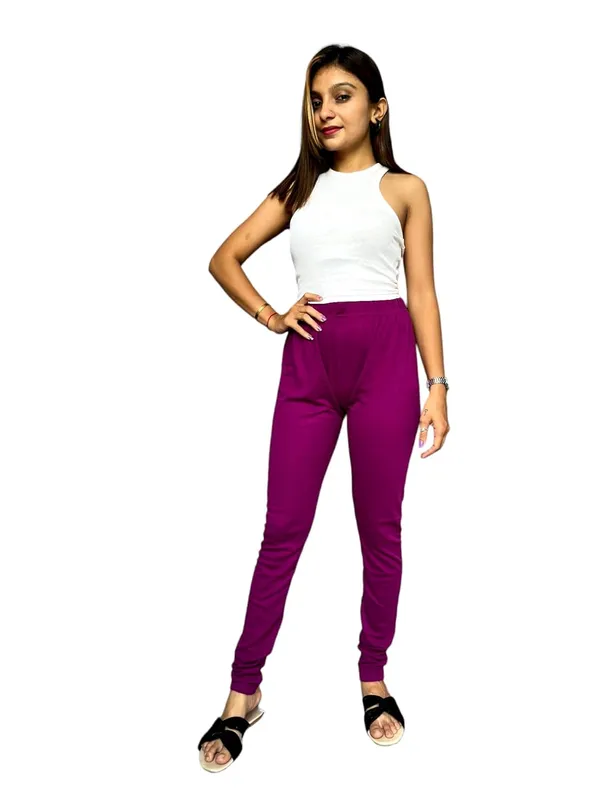 Purple_Premium_Ethnic_Cotton_Leggings_|_Solid_Pants_Yoga_Leggings_For_Women