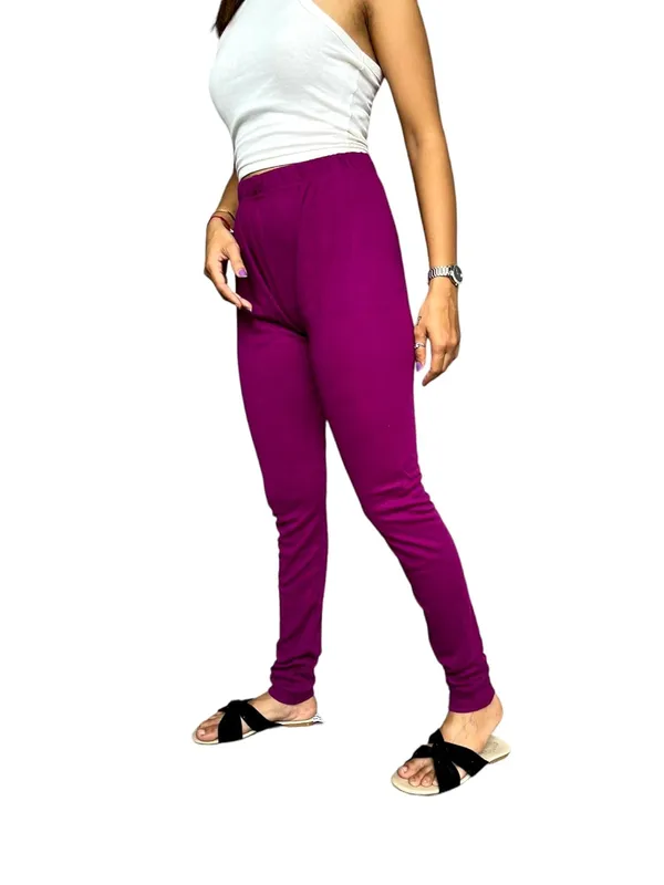 Purple_Premium_Ethnic_Cotton_Leggings_|_Solid_Pants_Yoga_Leggings_For_Women