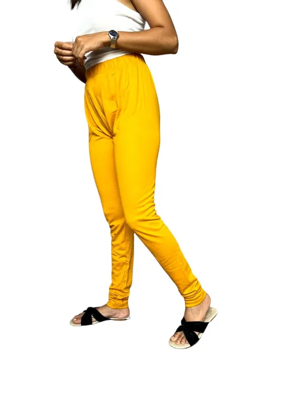 Yellow_Premium_Ethnic_Cotton_Leggings_|_Solid_Pants_Yoga_Leggings_For_Women