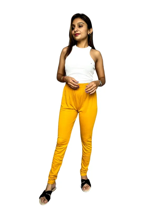Yellow_Premium_Ethnic_Cotton_Leggings_|_Solid_Pants_Yoga_Leggings_For_Women