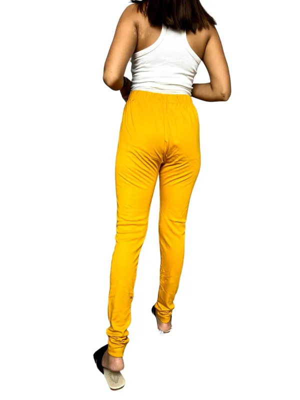 Yellow_Premium_Ethnic_Cotton_Leggings_|_Solid_Pants_Yoga_Leggings_For_Women