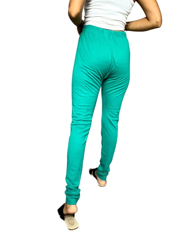 Turquoise_Premium_Ethnic_Cotton_Leggings_|_Solid_Pants_Yoga_Leggings_For_Women