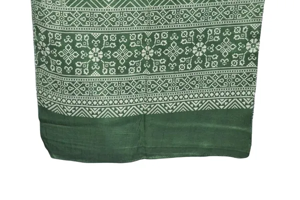 Green_Premium_Pure_Silk_Printed_Dupatta_Stole_For_Women_&_Girls