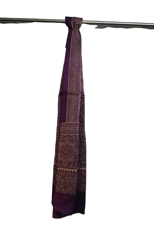 Purple_Premium_Pure_Silk_Printed_Dupatta_For_Women_&_Girls
