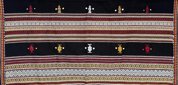 Black_Premium_Handicraft_Traditional_Kutchi_Pure_Handloom/Woollen_Shawl_Chamukh_For_Women_&_Girls