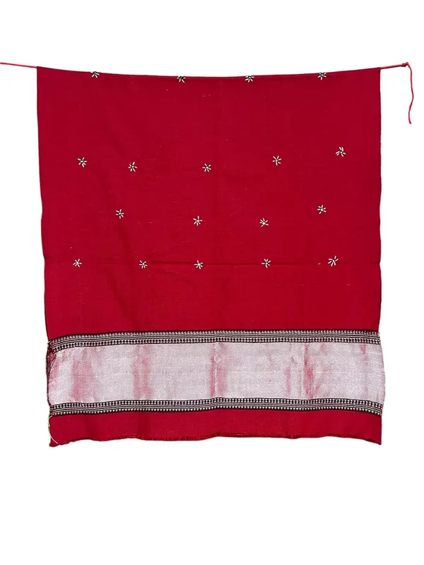 Silver_Premium_Handicraft_Traditional_Kutchi_Pure_Handloom/Woollen_Shawl_For_Women_&_Girls