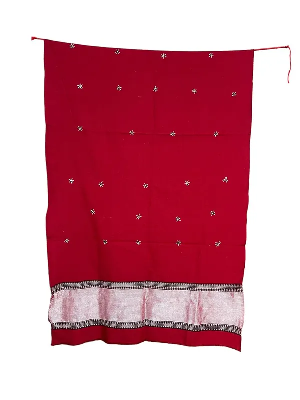 Silver_Premium_Handicraft_Traditional_Kutchi_Pure_Handloom/Woollen_Shawl_For_Women_&_Girls