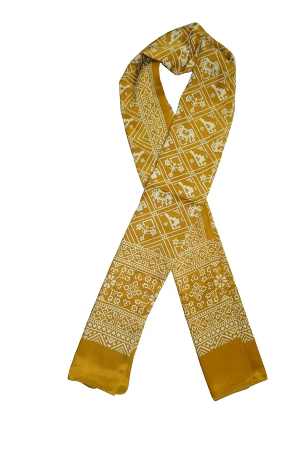Yellow_Premium_Pure_Silk_Printed_Dupatta_Stole_For_Women_&_Girls