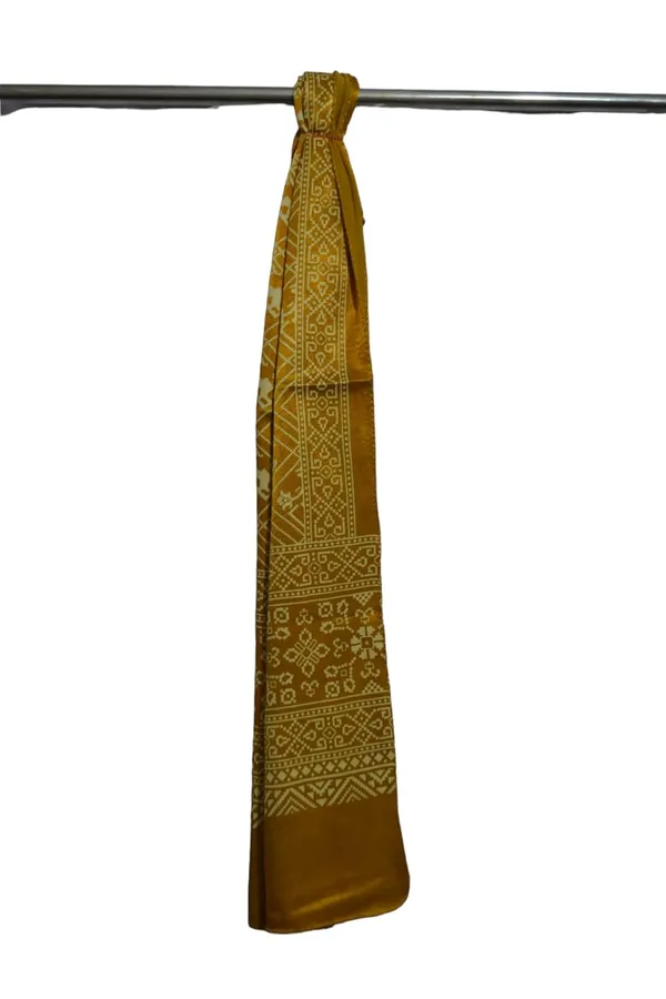 Yellow_Premium_Pure_Silk_Printed_Dupatta_Stole_For_Women_&_Girls