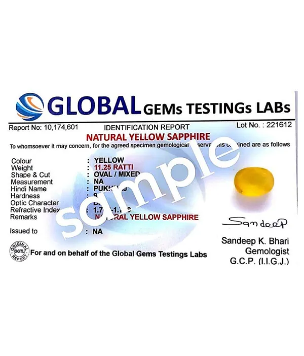 7.25-_Ratti_Yellow_Sapphire_(Pukhraj)_Yellow_Sapphire_(Pukhraj)_Pendant