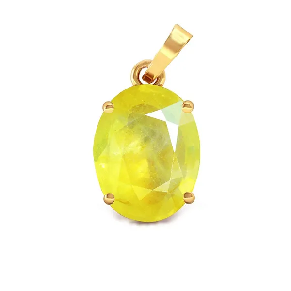7.25-_Ratti_Yellow_Sapphire_(Pukhraj)_Pendant