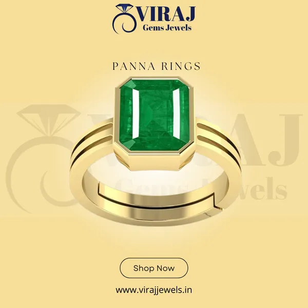 Panna_Stone_Created_Panna_Stone_Emerald_Ring_Adjustable_Woman_Man_Ring