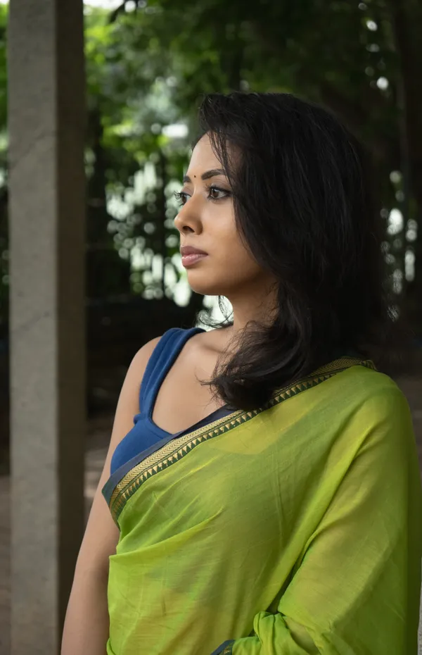 Parrot_Green_Ashwini_Narayanpet_Pure_Cotton_saree