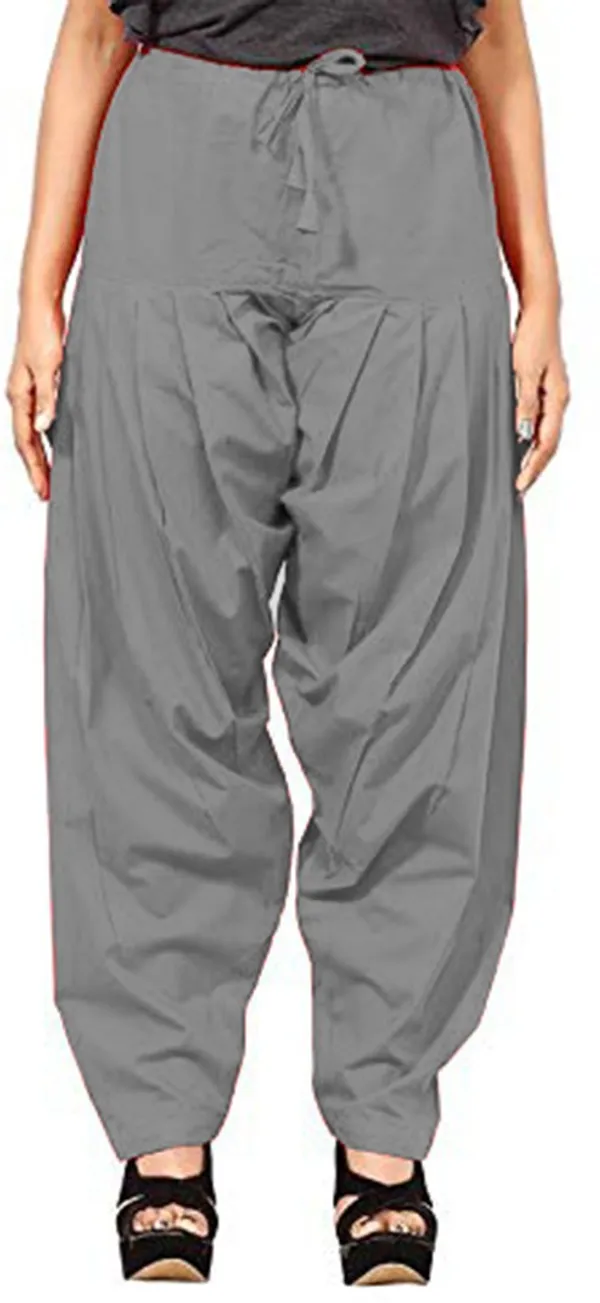 Grey_Cotton_Patiala_Salwar_For_Women