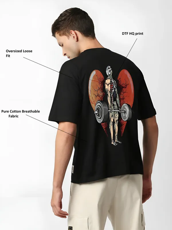 Black_Oversized_Printed_Half_Sleeve_Cotton_T-Shirt_For_Men