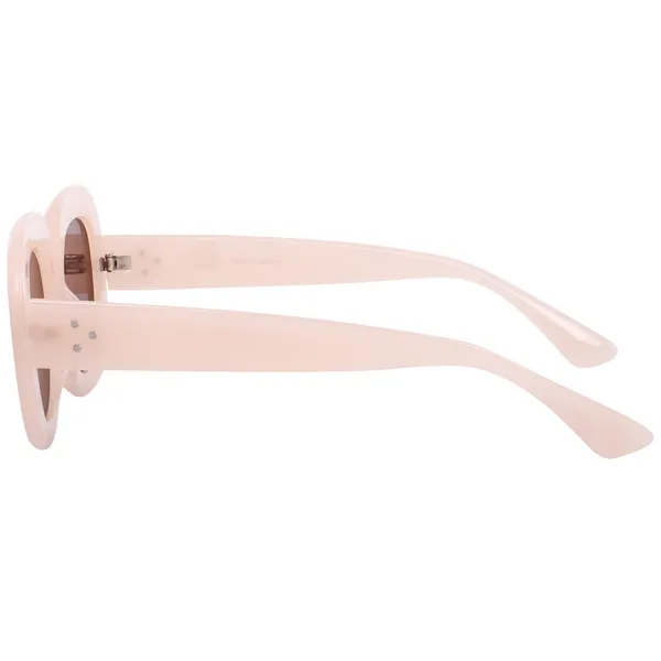Peach_Oversized_Square_UV/UB_Protected_Sunglasses_-_For_Women_(3364P)