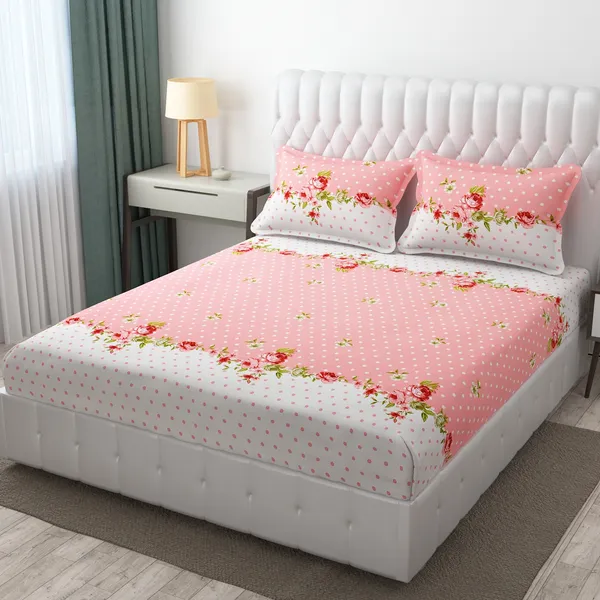 https://d1311wbk6unapo.cloudfront.net/NushopCatalogue/tr:f-webp,w-600,fo-auto/Peach_White_Print_Mix_N_Match_Bedsheet_for_Double_Bed_90_x_90_Inch_0NH9YP4G9X_2023-04-20_1.jpeg__Aaho Decor