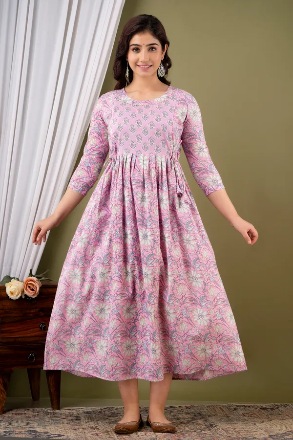 Pekachu_dum__Cotton_Maternity_And_Feeding_Kurti