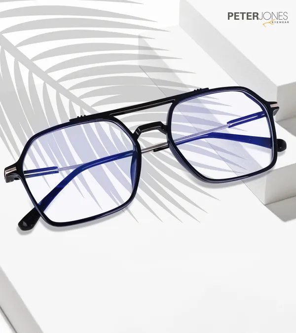 Peter_Jones_Black_Square_Medium_Blue_LIght_Blocking_Computer/Gaming_Glasses_(AG2811B)_-_For_Men