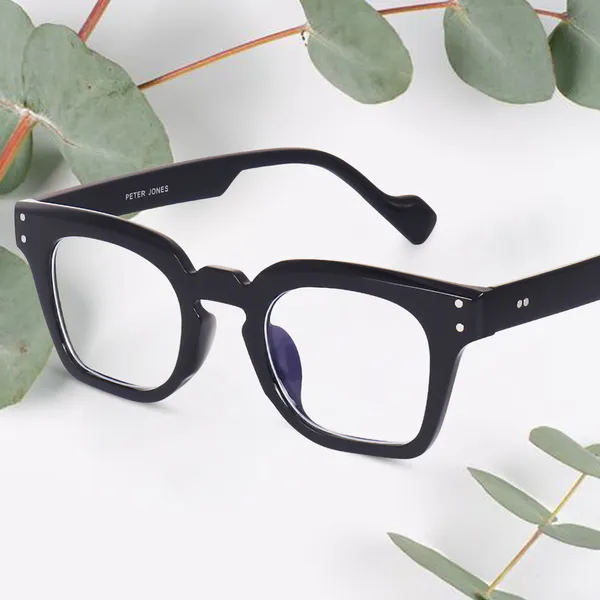 Peter_Jones_Black_Square_Medium_Blue_Light_Blocking_Computer/Gaming_Glasses_(5668FB)_-_For_Unisex