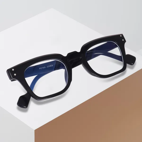 Peter_Jones_Black_Square_Medium_Blue_Light_Blocking_Computer/Gaming_Glasses_(5668FB)_-_For_Unisex