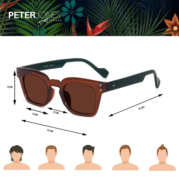 Peter_Jones_Brown_Frame_Square_UV_Protected_Wide_Frame_Sunglasses_(5668BGR)_-_For_Unisex