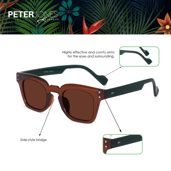 Peter_Jones_Brown_Frame_Square_UV_Protected_Wide_Frame_Sunglasses_(5668BGR)_-_For_Unisex
