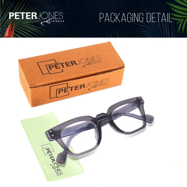 Peter_Jones_Grey_Square_Medium_Blue_Light_Blocking_Computer/Gaming_Glasses_(5668FGT)_-_For_Unisex