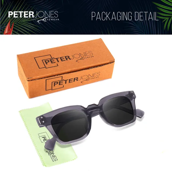 Peter_Jones_Grey_Square_UV_Protected_Wide_Frame_Sunglasses_(5668GT)_-_For_Unisex