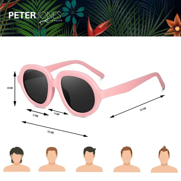 Peter_Jones_Pink_Oversized_Large_UV_Protected_Sunglasses_-_For_Women_(ZN3815PK)