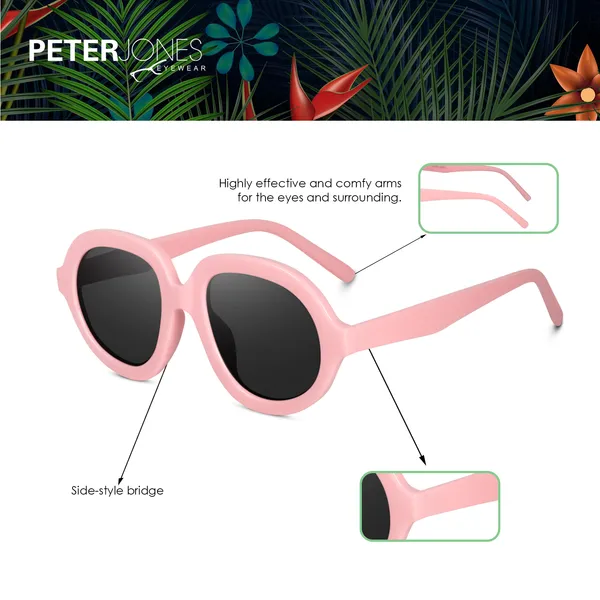 Peter_Jones_Pink_Oversized_Large_UV_Protected_Sunglasses_-_For_Women_(ZN3815PK)
