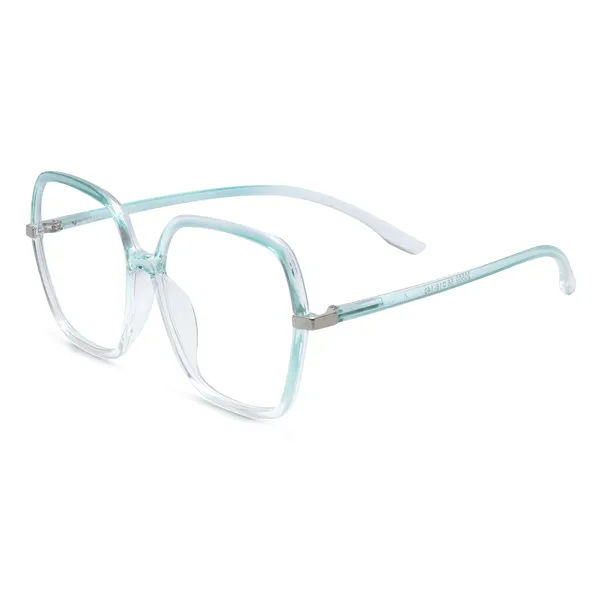 Peter_Jones_Transparent_Green_Oversized_Computer/Gaming_Glasses_-_For_Women_(20509GR)