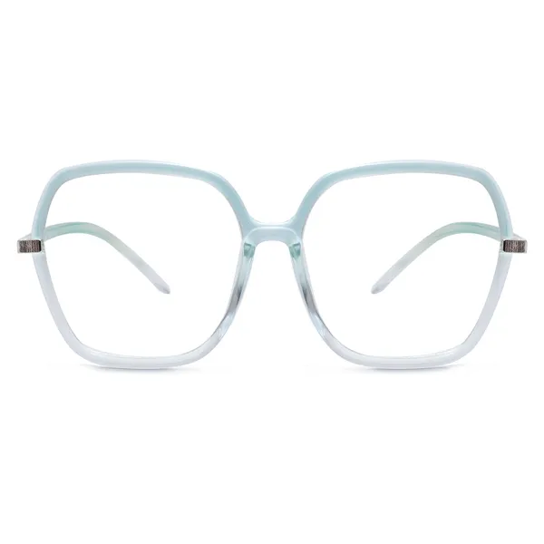 Peter_Jones_Transparent_Green_Oversized_Computer/Gaming_Glasses_-_For_Women_(20509GR)