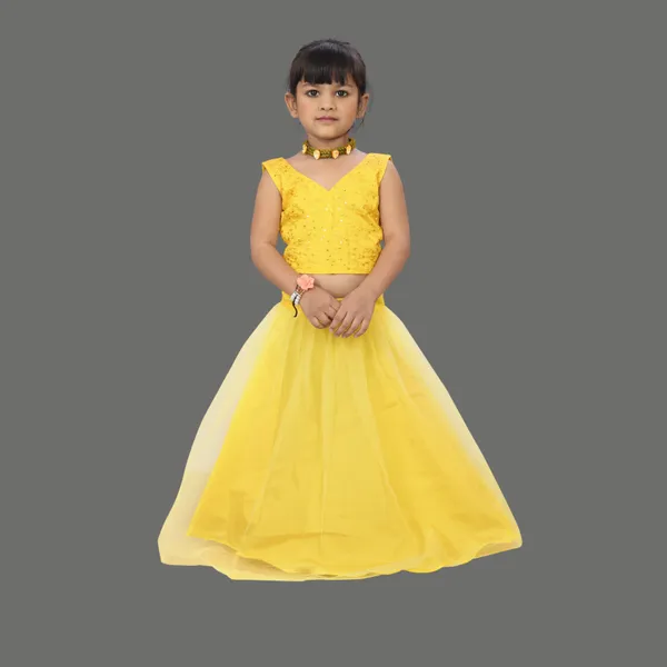 Yellow_Readymade_Soft_Net_Lehenga_Choli_For_Girl's